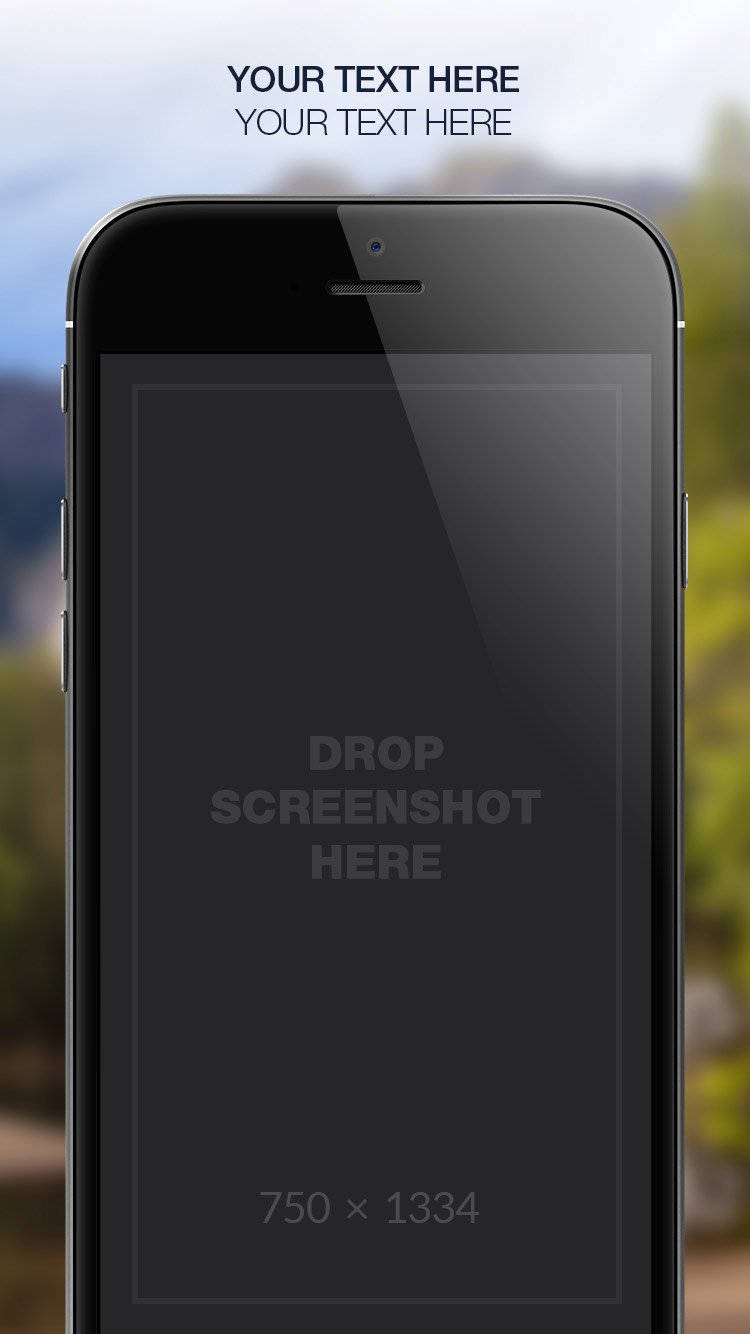 App Store Screenshots Template – Environment