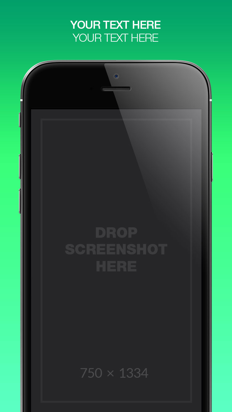App Store Screenshots Template – Gradients