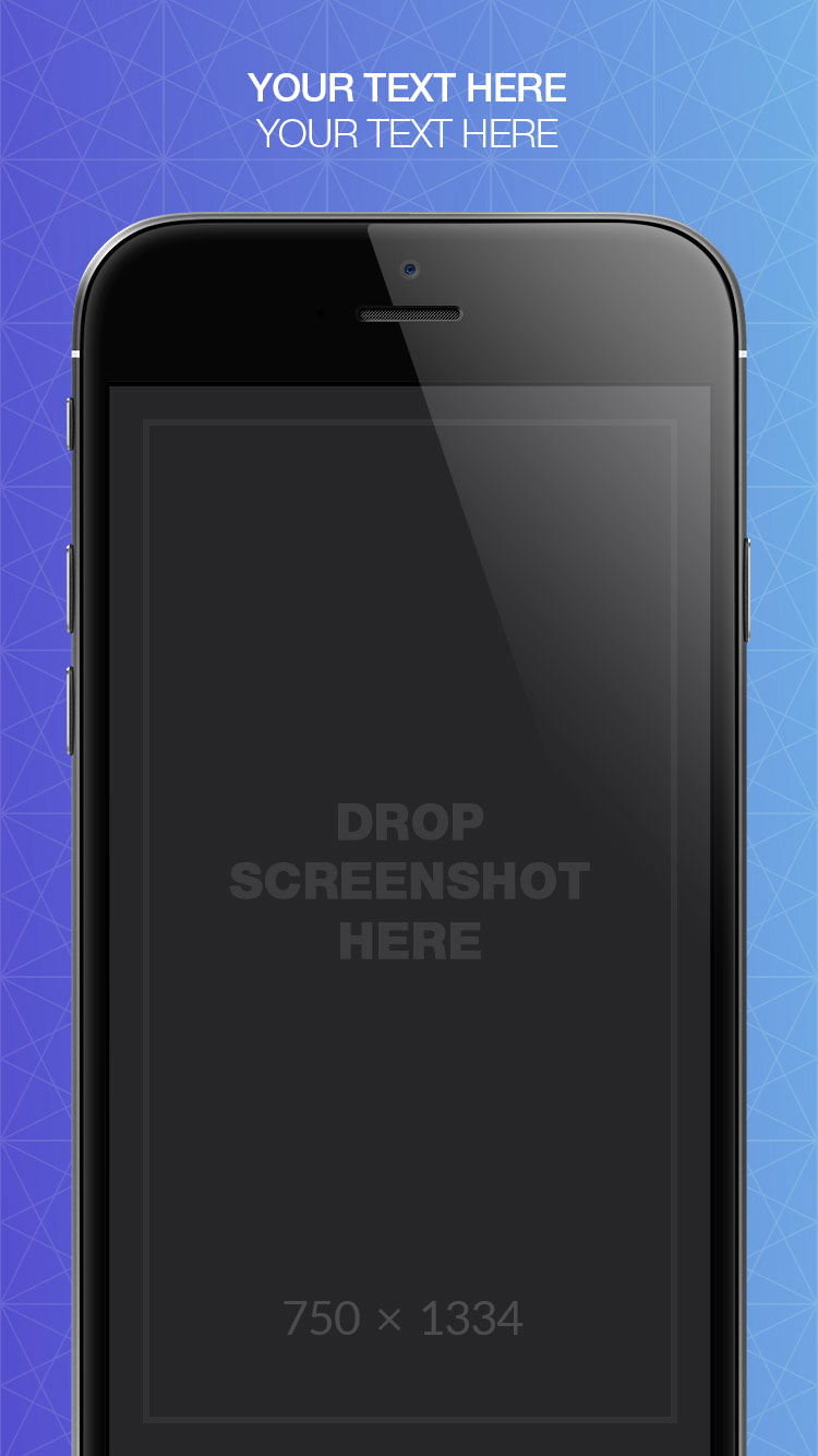 App Store Screenshots Template – Shapes